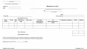 Что означает исходящий остаток в банковской выписке в Мотиви