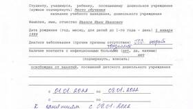 Как правильно написать справку в школу в Мотиви