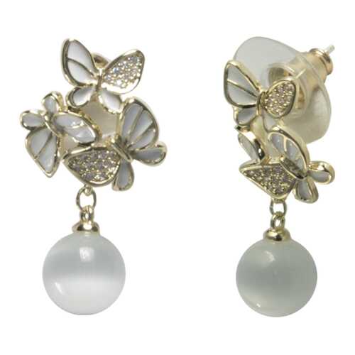 Серьги Corona style B005E1120141K025-WHITE в Мотиви
