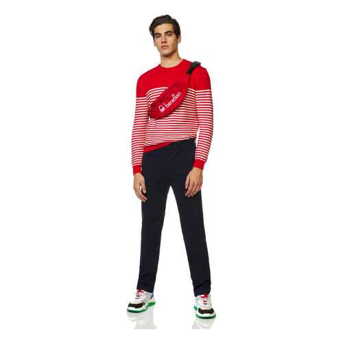 Брюки мужские United Colors of Benetton 4DKH55H38 голубые 42 IT в Мотиви