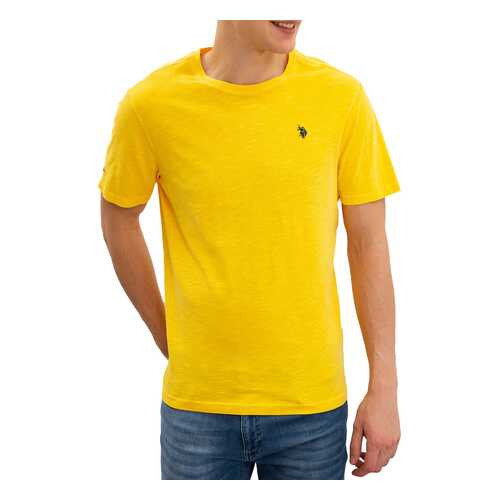 Футболка мужская U.S. POLO Assn. G081SZ0110TOYOIY9 желтая XS в Мотиви