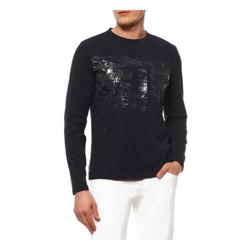 Футболка с длинным рукавом мужская Trussardi Jeans 52Т53 синяя S в Мотиви