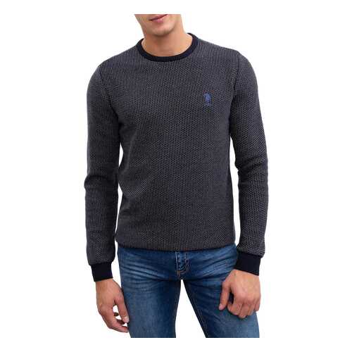 Джемпер мужской U.S. POLO Assn. G081SZ0TK0LORAINE синий S в Мотиви