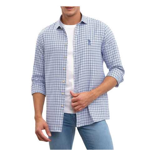 Рубашка мужская U.S. POLO ASSN. G081SZ0040ARELLA белая L в Мотиви