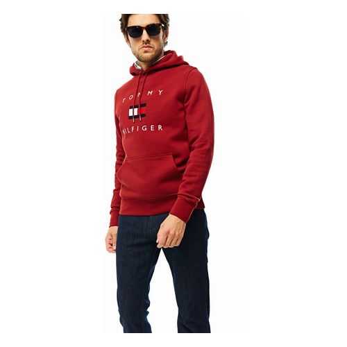 Толстовка мужская Tommy Hilfiger MW0MW14203 красная XXL в Мотиви