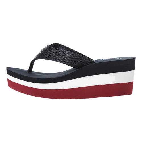 Сланцы женские Tommy Hilfiger FW0FW04630 синие 41 US в Мотиви