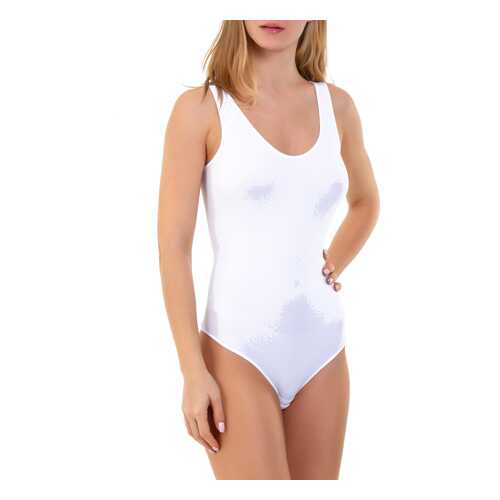 Боди женское Mademoiselle BODY CANOTTA SPALLA LARGA (ILAR) белое L-XL IT в Мотиви