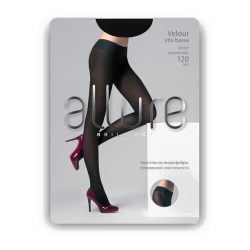 Колготки женские ALLURE ALL VELOUR 120 VB черные 3 в Мотиви
