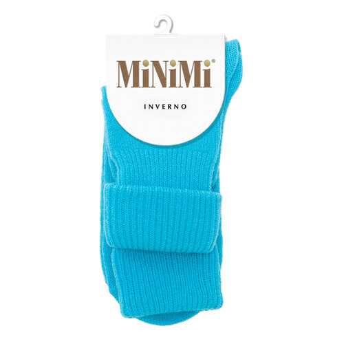 Носки женские MiNiMi MINI INVERNO 3301 голубые one size в Мотиви