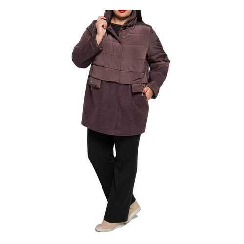 Куртка женская KR 7702 коричневая 52 RU в Мотиви