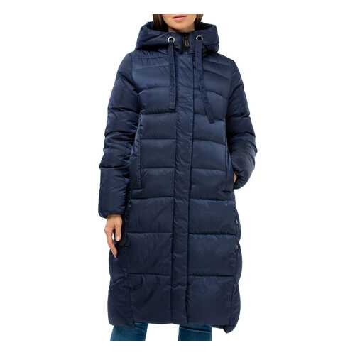 Пуховик-пальто женский Amimoda 10N307-02 синий 46 RU в Мотиви