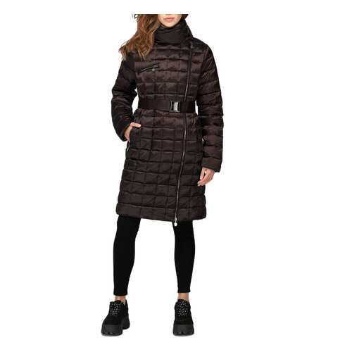 Пуховик-пальто женский Volcante VM 190123 - DEEP BROWN коричневый 44 RU в Мотиви