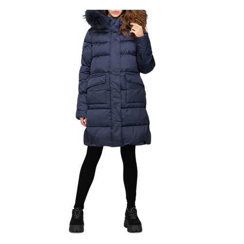 Пуховик-пальто женский Volcante VMF 190119 - DARK NAVY синий 40 RU в Мотиви