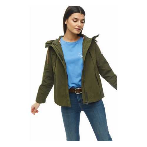 Ветровка женская TOM TAILOR 1016757-10373 зеленая XS в Мотиви