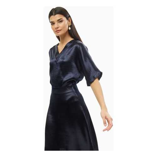 Футболка женская D&M by 1001DRESS DM01648DB синяя M в Мотиви
