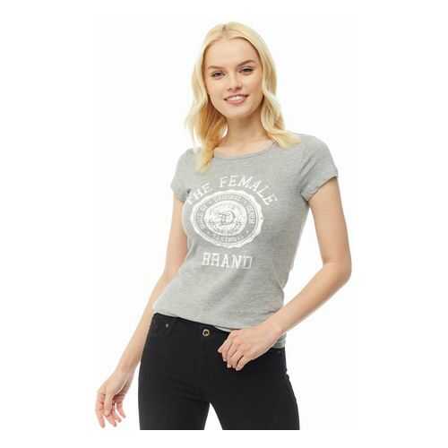 Футболка женская TOM TAILOR 1014715-10367 серая XL в Мотиви