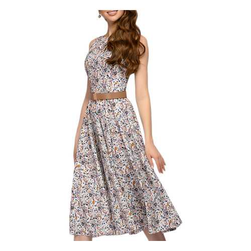Платье женское D&M by 1001DRESS 0112001-01569MC белое S в Мотиви