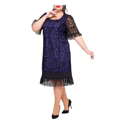 Платье женское KR 1576 фиолетовое 54 RU в Мотиви