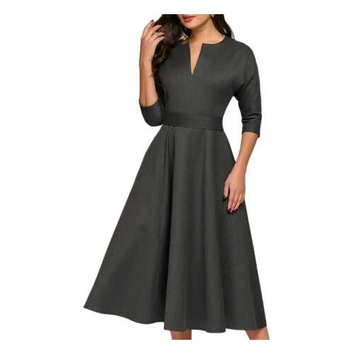 Вечернее платье женское D&M by 1001DRESS DM01482DG серое L в Мотиви