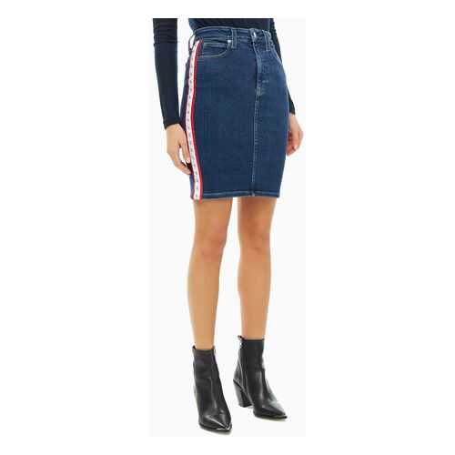 Юбка женская Calvin Klein Jeans синяя в Мотиви