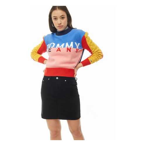 Юбка женская Tommy Jeans DW0DW07693 BBU черная 24 US в Мотиви